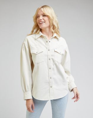 Seasonal Western Shirt in Ecru