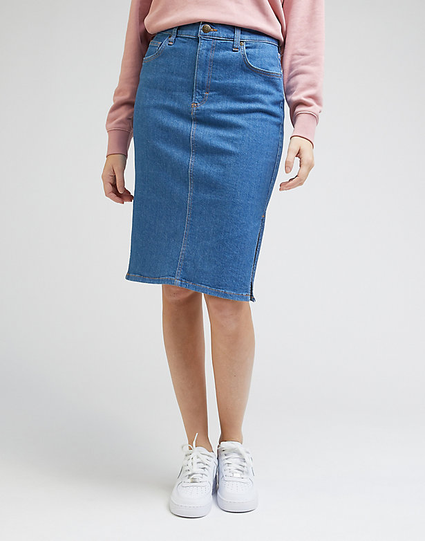 Pencil Skirt in Sienna Bright
