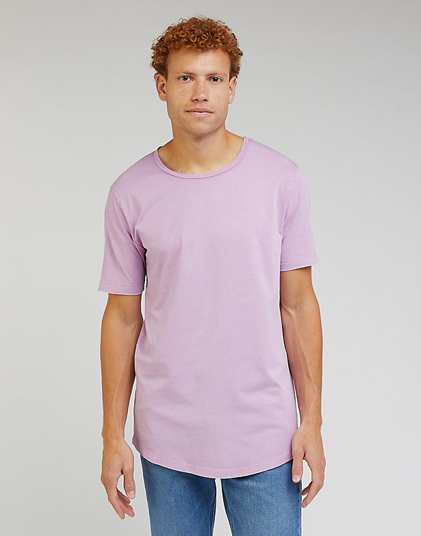 Shaped Tee in Pansy