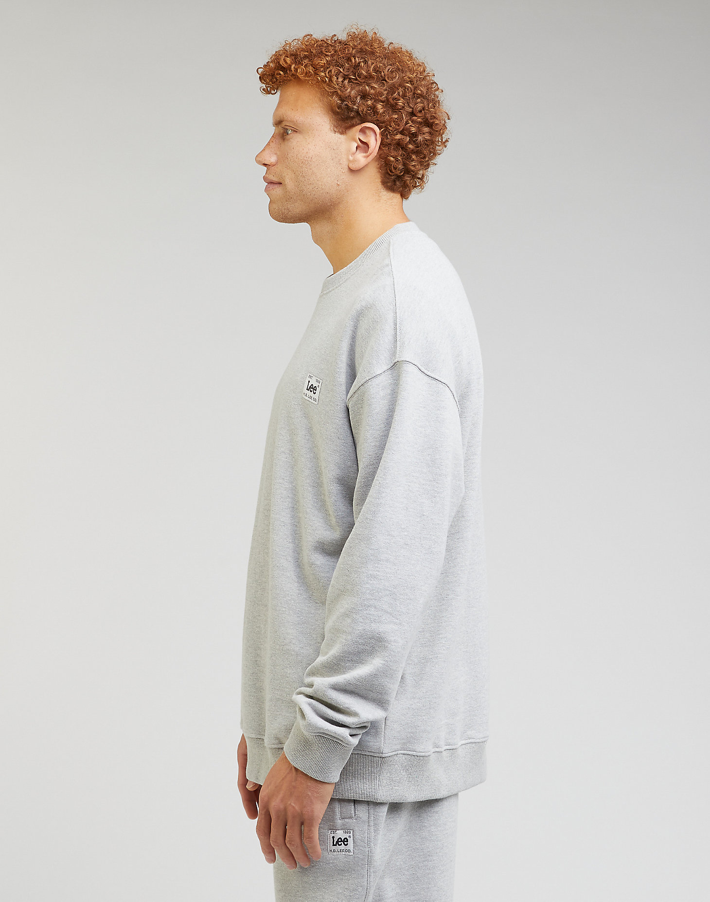 Core Loose Sweatshirt in Sharp Grey Mele alternative view 3
