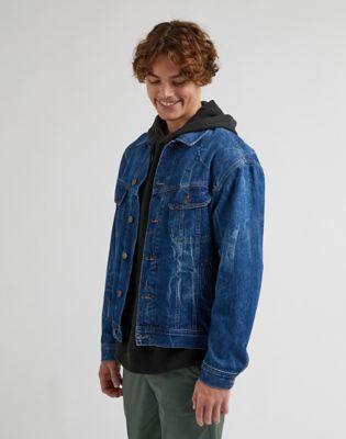 Relaxed Rider Jacket in Indigo Crush Visual alternative view 3