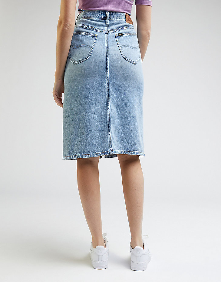 Midi Skirt in Frosted Blue alternative view