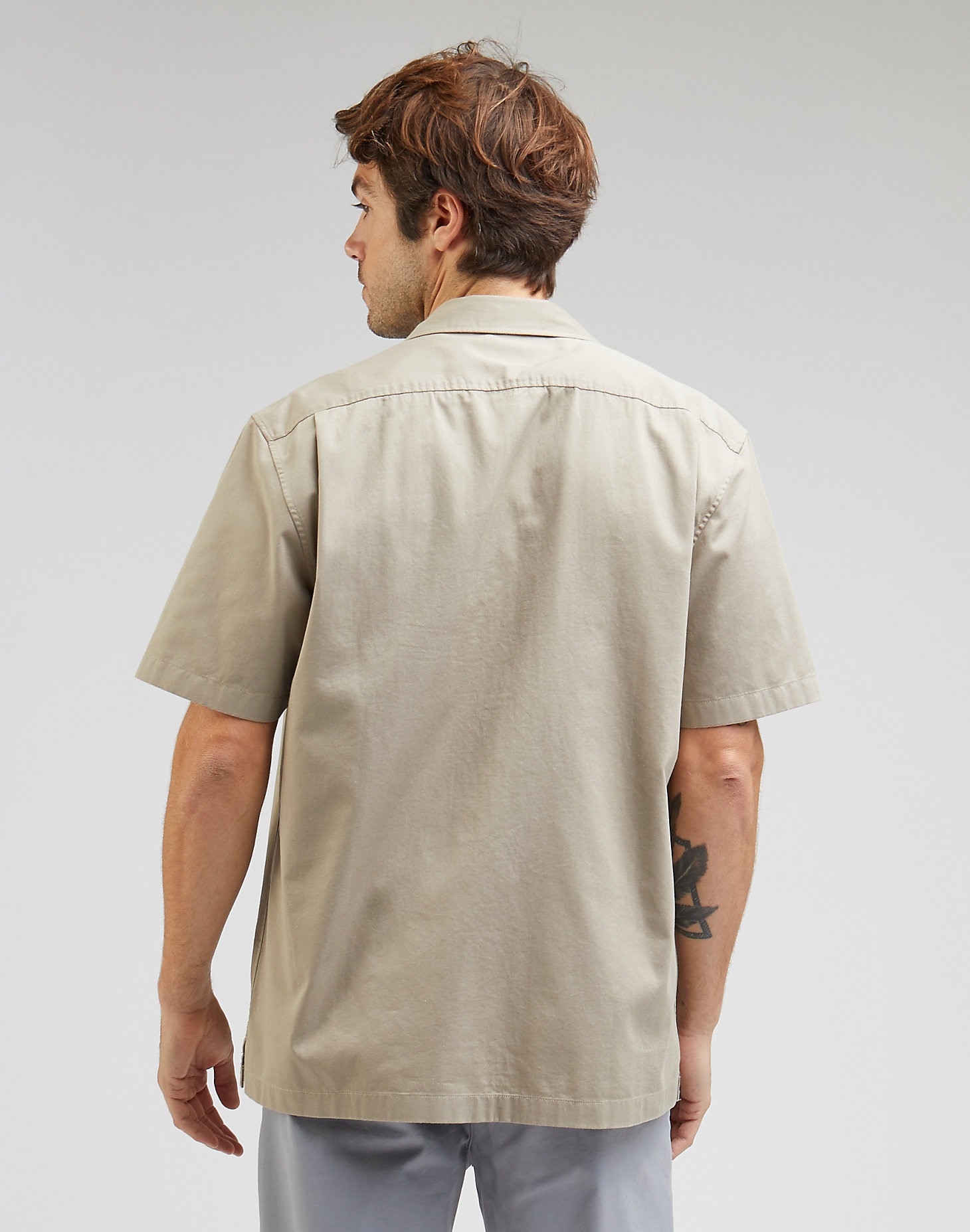 Short Sleeve Chetopa Shirt in Mushroom alternative view 1