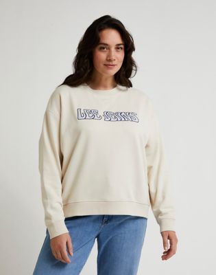Cropped Sweatshirt in Chiffon