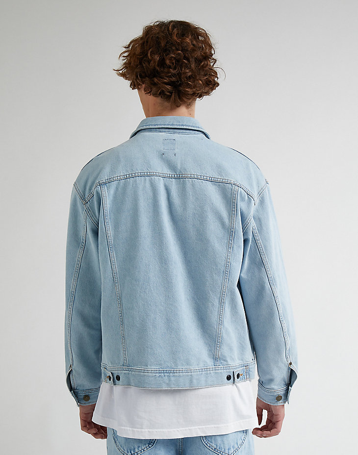 Relaxed Rider Jacket in Light Blue Monday alternative view