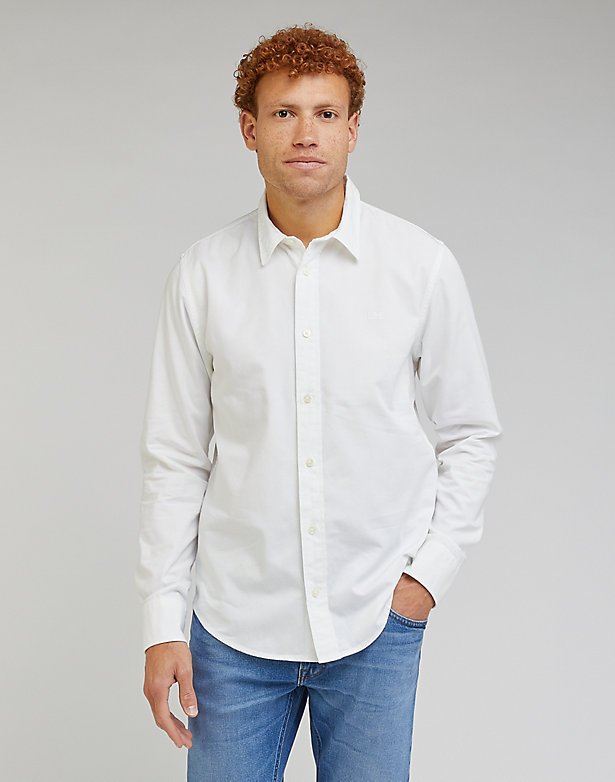 Patch Shirt in Bright White