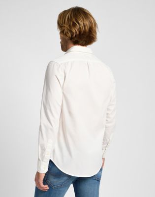 Regular Patch Shirt in Bright White alternative view