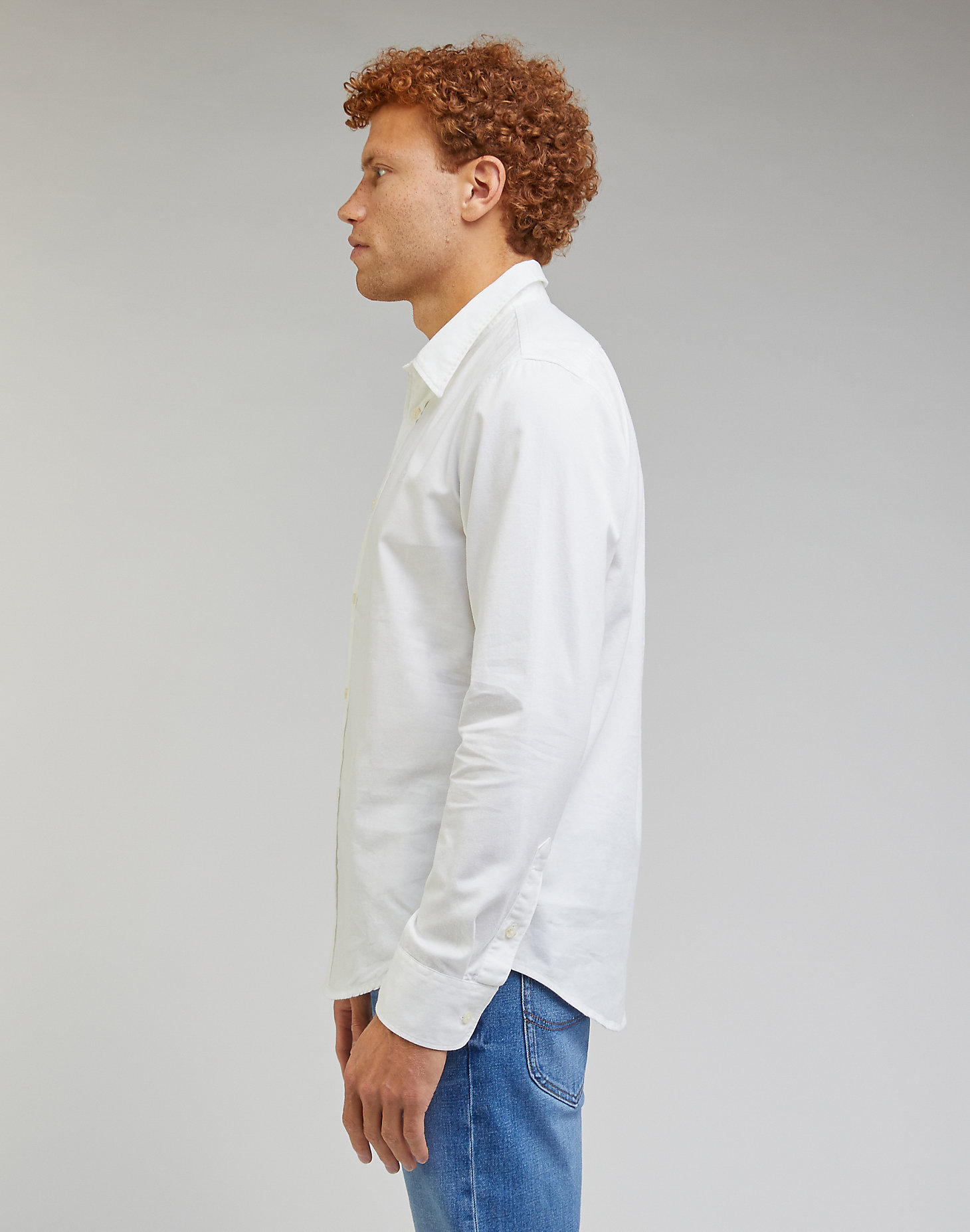 Patch Shirt in Bright White alternative view 3