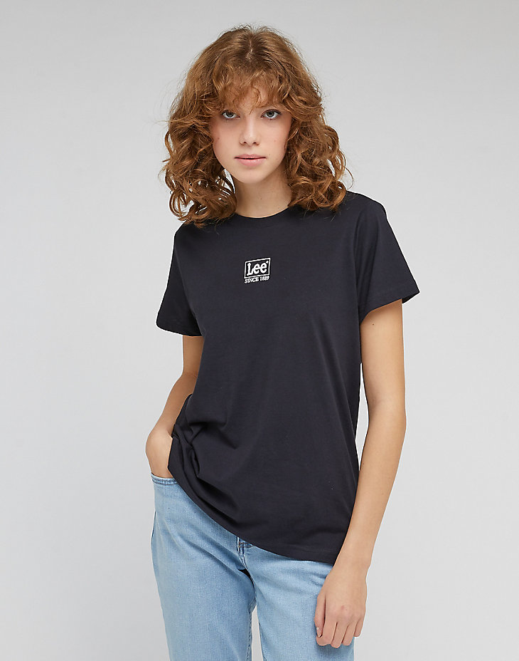 Small Logo Tee in Black main view