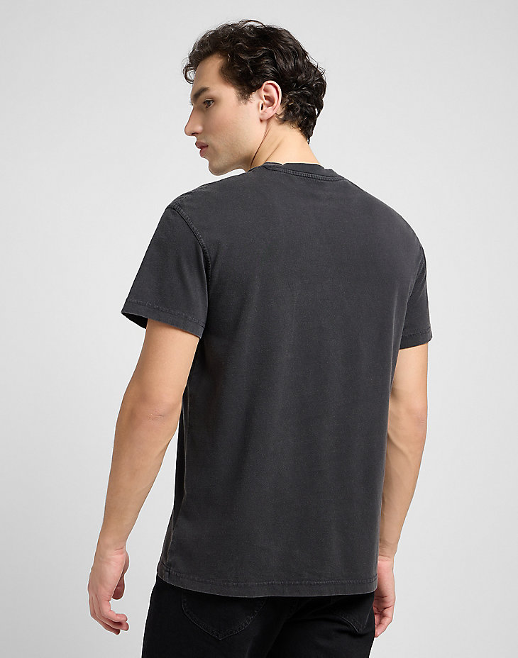 Relaxed Pocket Tee in Washed Black alternative view