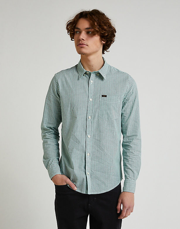 Button Down Shirt in Frontier Olive