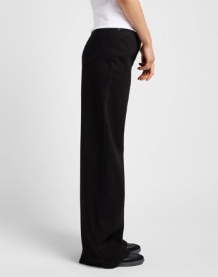 ASHER BLACK FLARED PANT