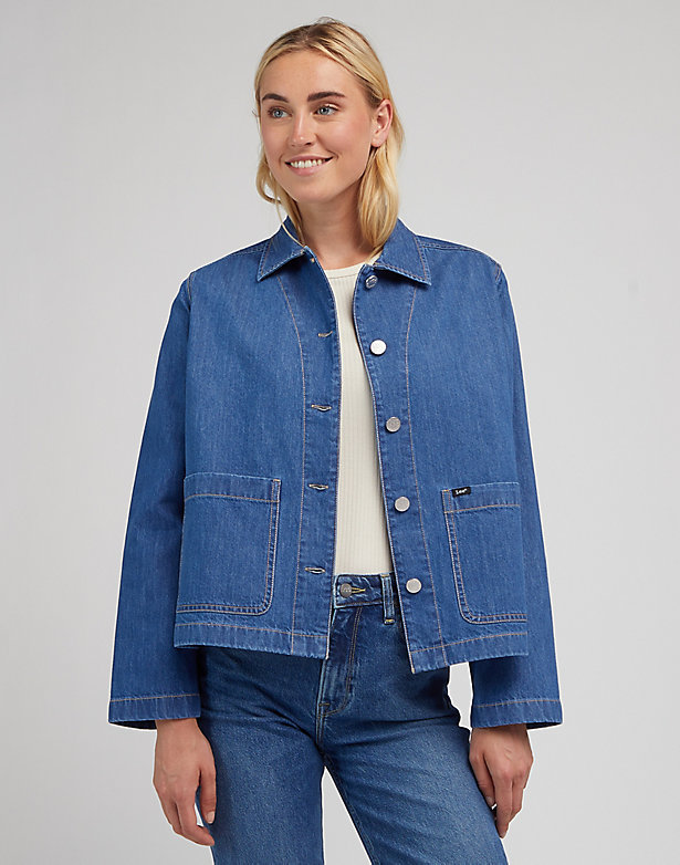 Chore Overshirt in Mid Blues