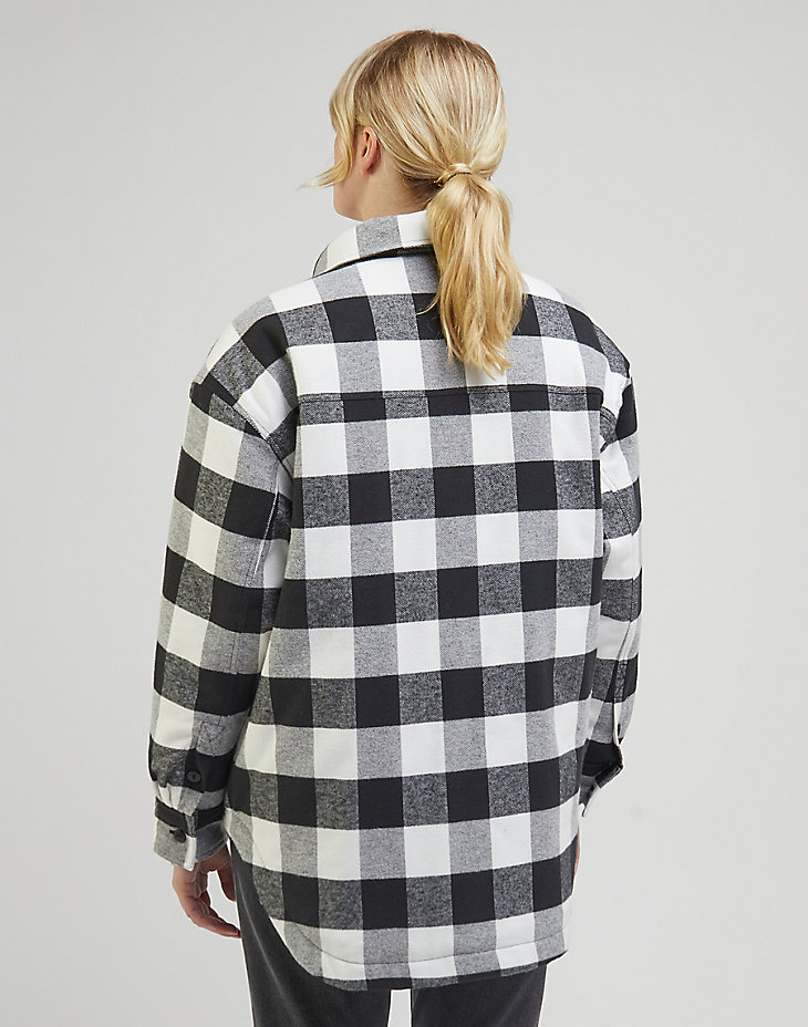 Quilted Overshirt in Charcoal alternative view