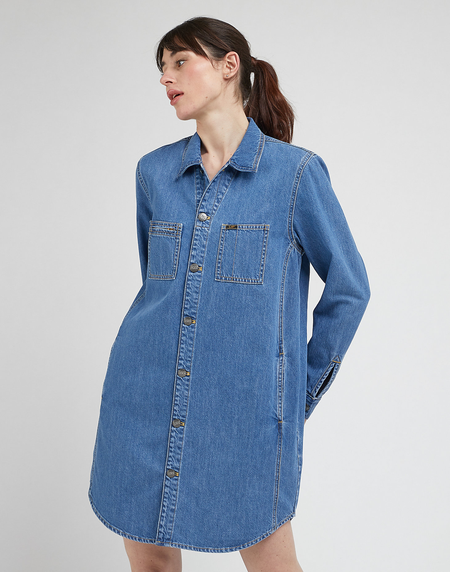 Unionall Shirt Dress in The Moment main view