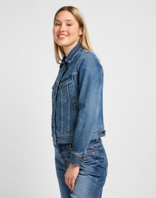 Mujeres′ S Classic - botones denim de cintura alta - bolsillo de