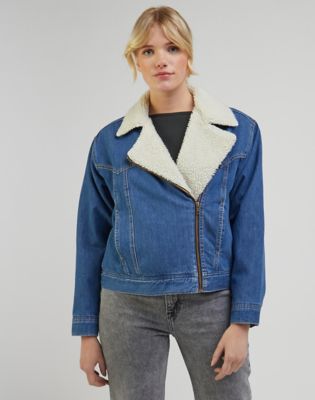 Sherpa lined deals womens jacket