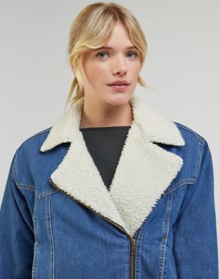 Sherpa collar jacket clearance womens