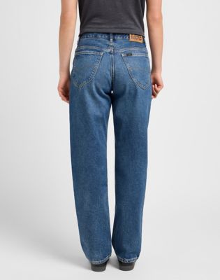 Lee rider mid hot sale rise capri jeans