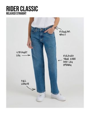 Lee RIDER CLASSIC - Straight leg jeans - classic indigo/blue denim