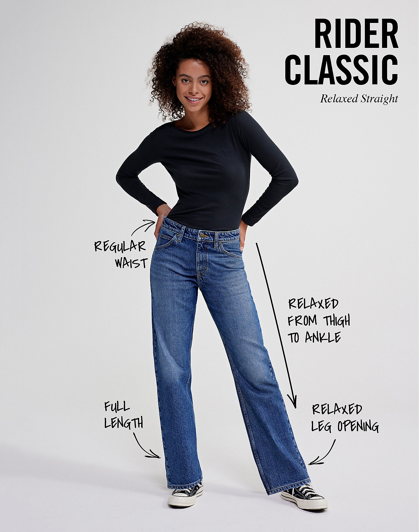 Rider Classic Jeans in Classic Indigo alternative view 5