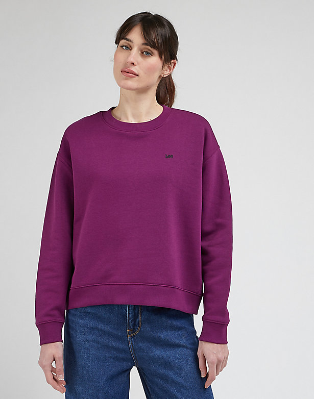 Sweatshirt in Foxy Violet