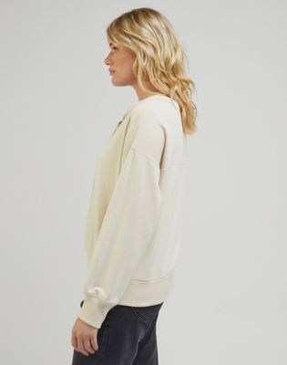 Henley on sale sweater womens