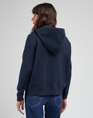 dark navy essentials hoodie