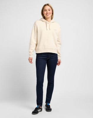 Essential Hoodie in Ecru alternative view 2