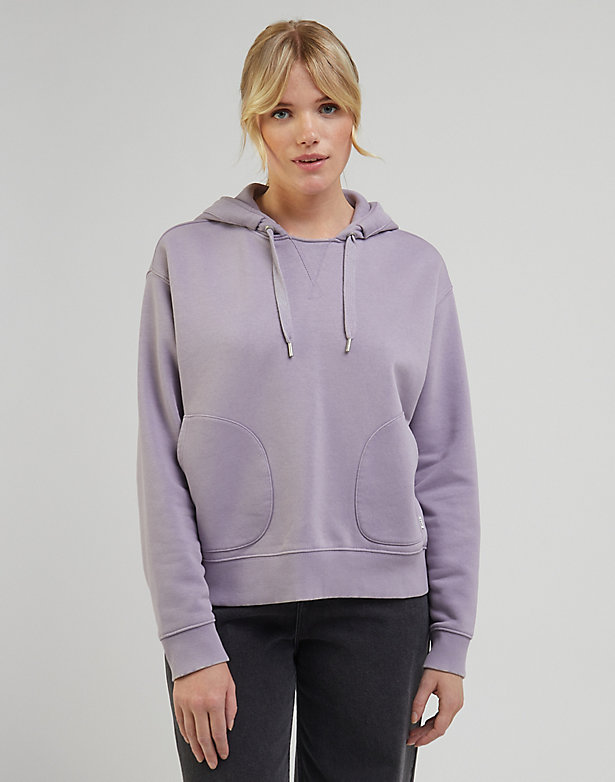 Relaxed Hoodie in Jazzy Purple