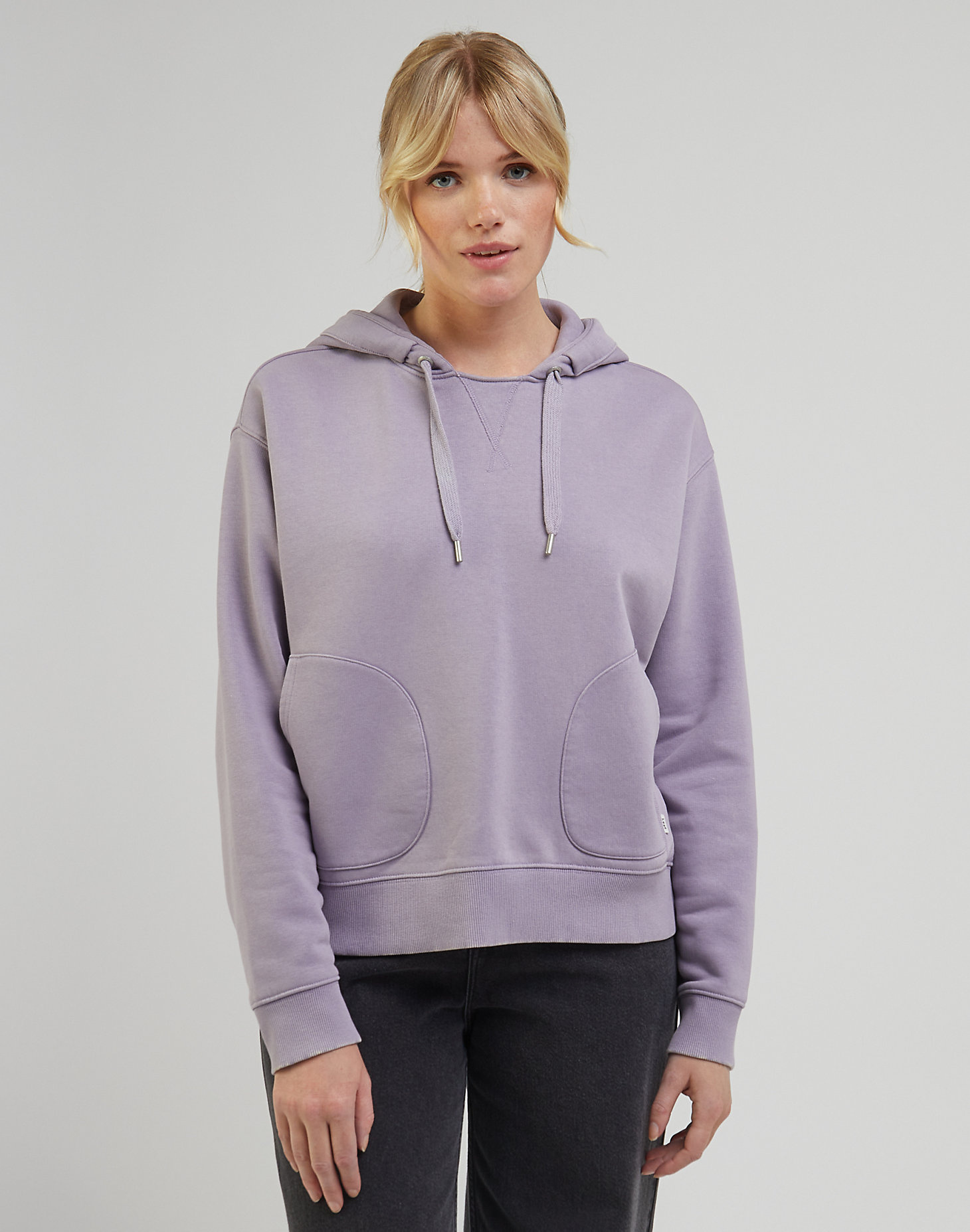 Relaxed Hoodie in Jazzy Purple main view