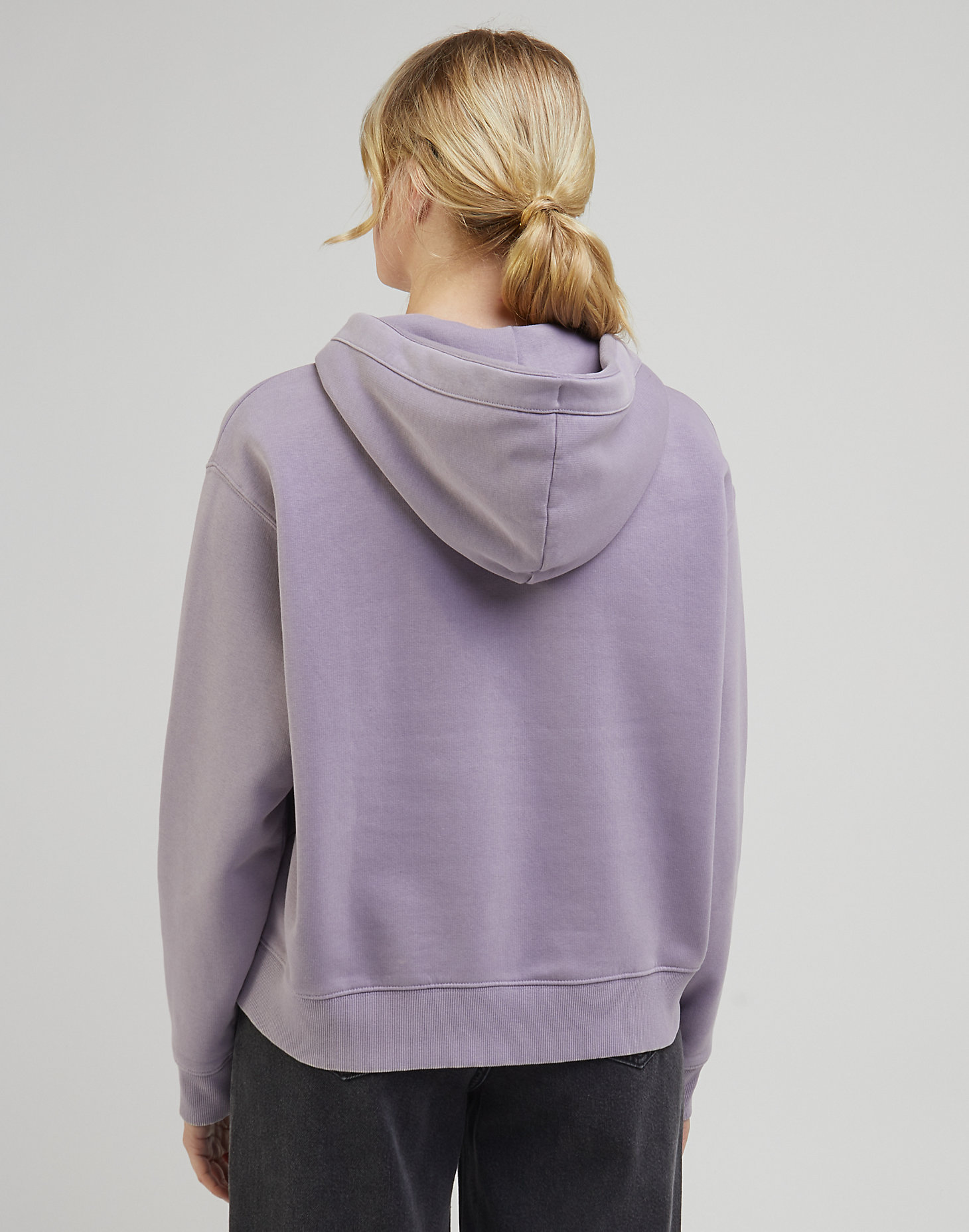 Relaxed Hoodie in Jazzy Purple alternative view 1