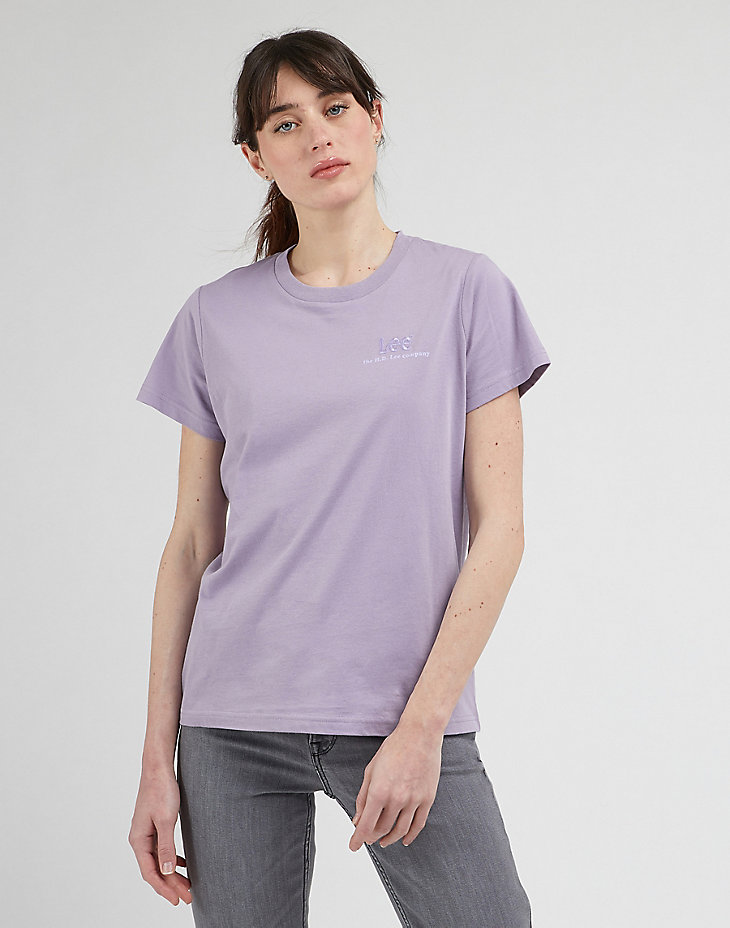 Small Logo Tee in Jazzy Purple main view