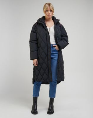 Long puffer coat