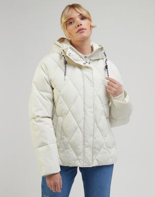 Ladies short hot sale puffer jacket