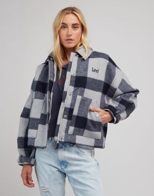 Denim deals wool jacket