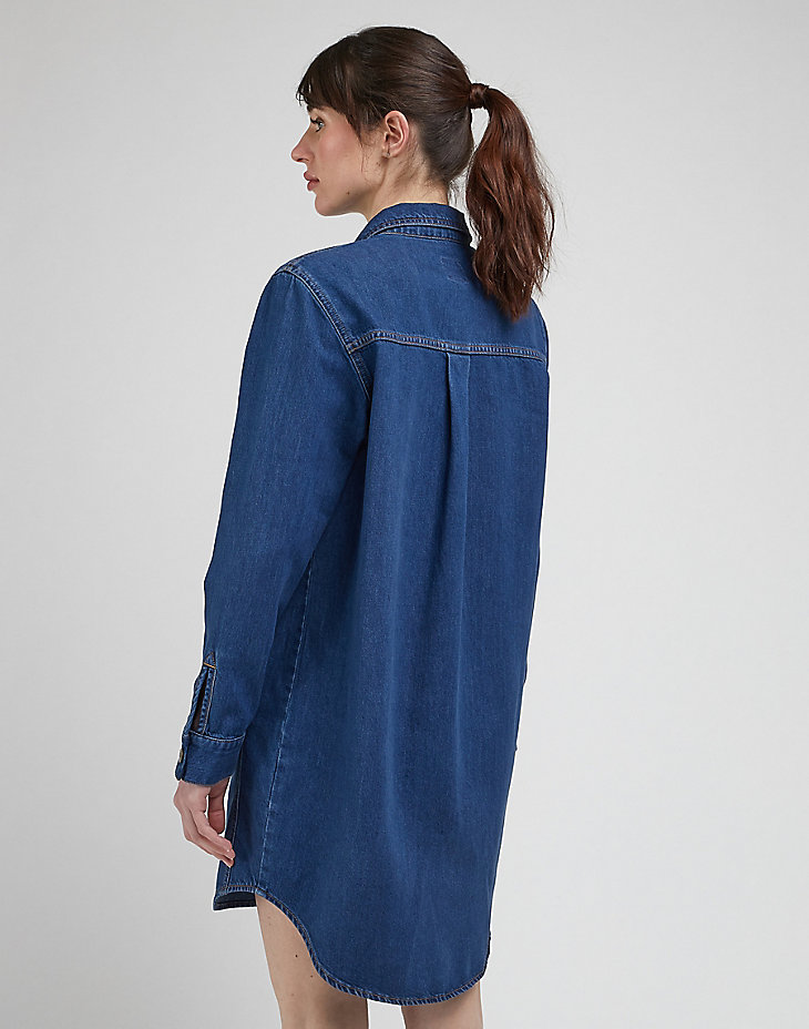 Unionall Shirt Dress in Into The Moon alternative view