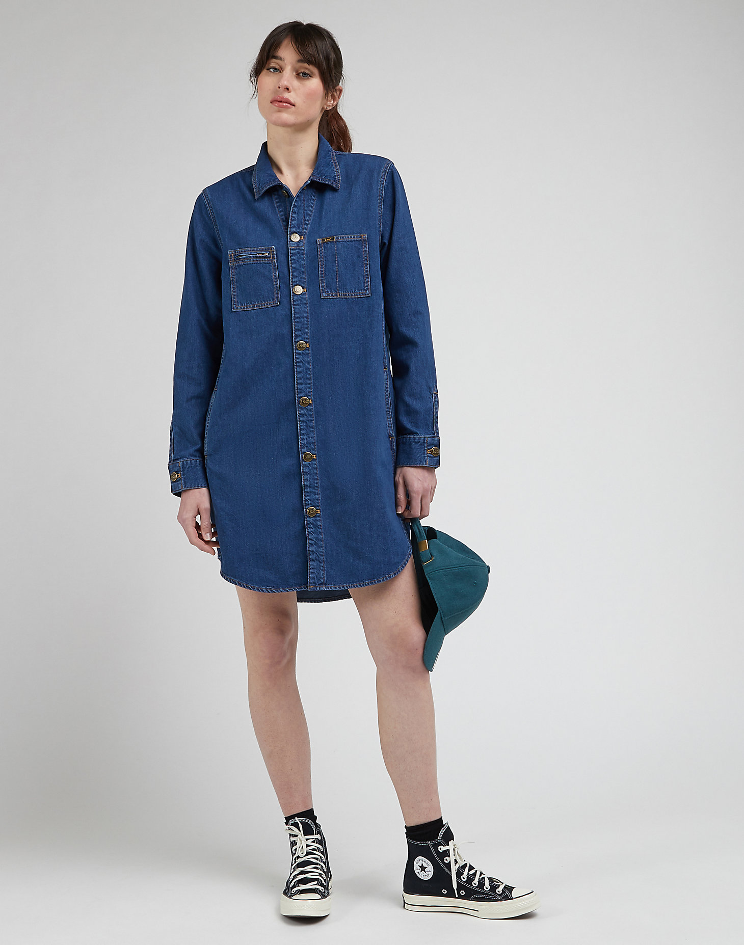 Unionall Shirt Dress in Into The Moon alternative view 2