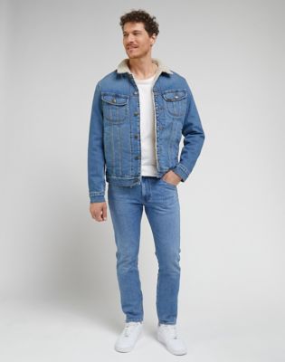 Blue shop sherpa jacket