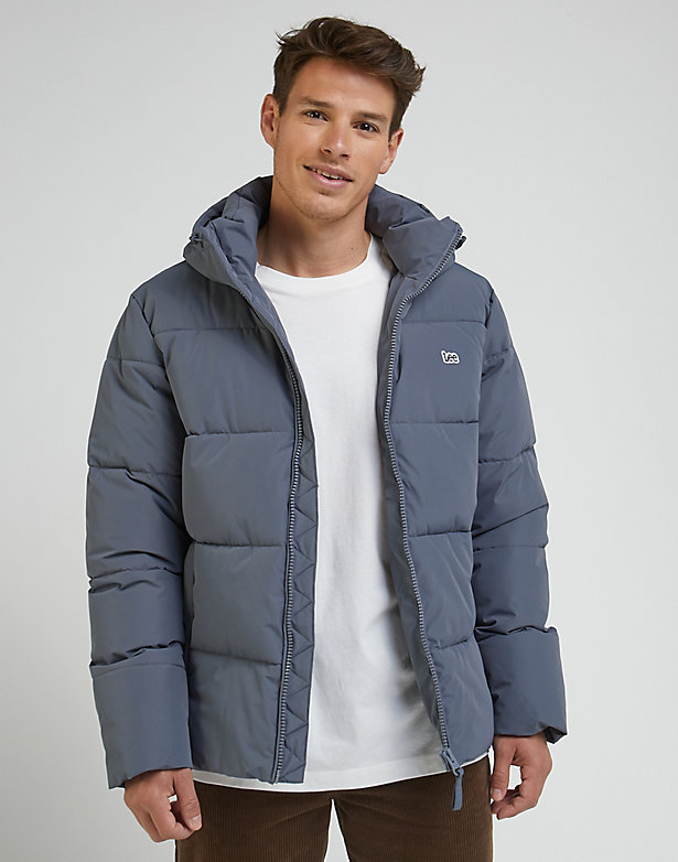Puffer Jacket in Taint Grey