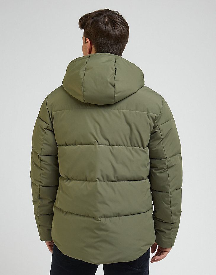 Puffer Jacket in Olive Grove alternative view