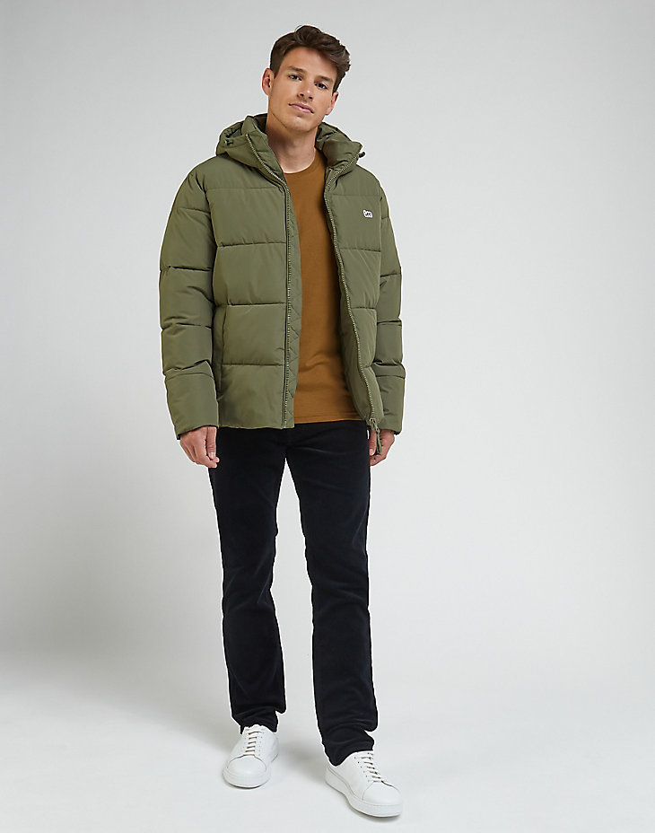 Puffer Jacket in Olive Grove alternative view 2