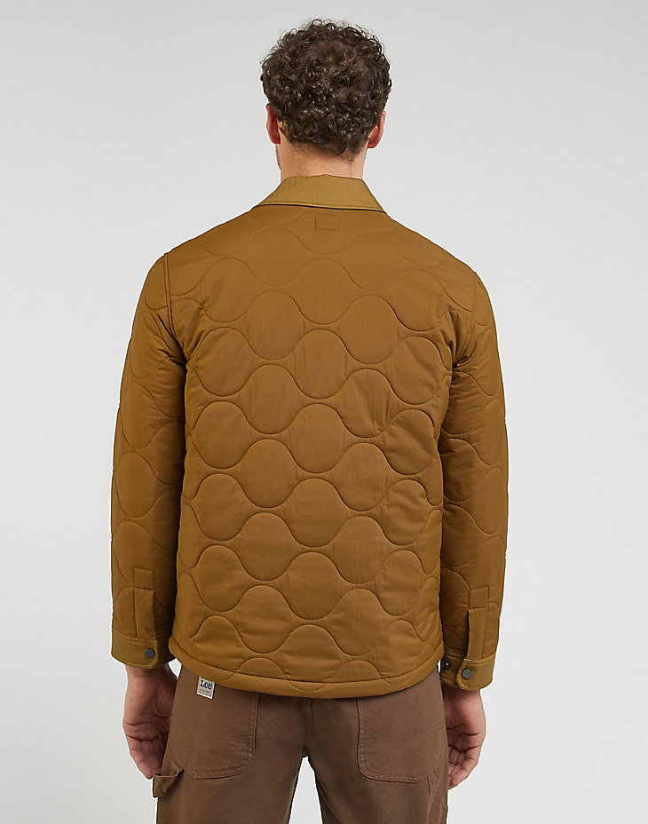 Quilted Overshirt in Tumbleweed alternative view