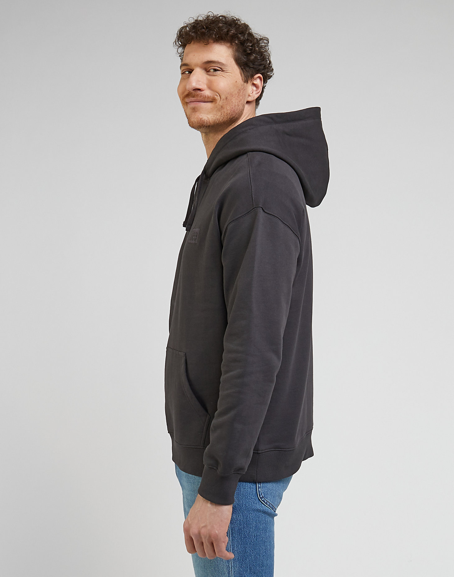 Core Loose Hoodie in Washed Black alternative view 3