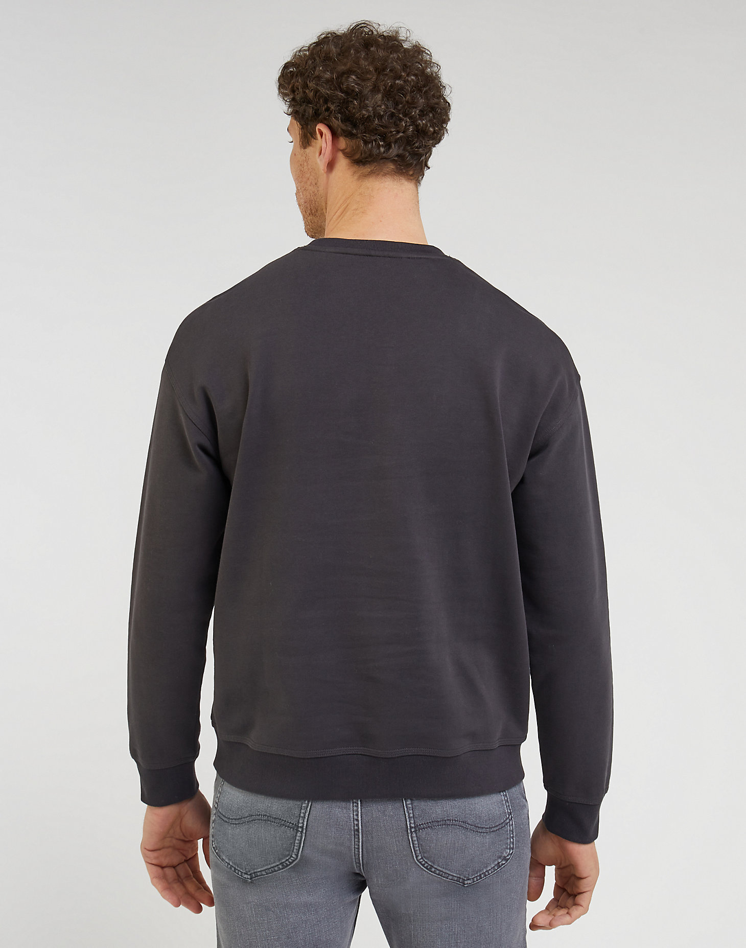 Workwear Sweatshirt in Washed Black alternative view 1