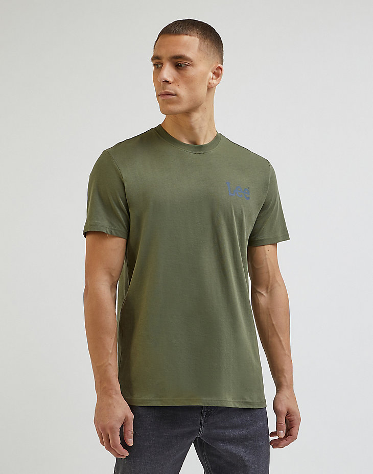 Medium Wobbly Lee Tee in Olive Grove main view