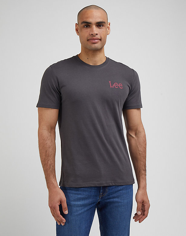 Medium Wobbly Lee Tee in Washed Black