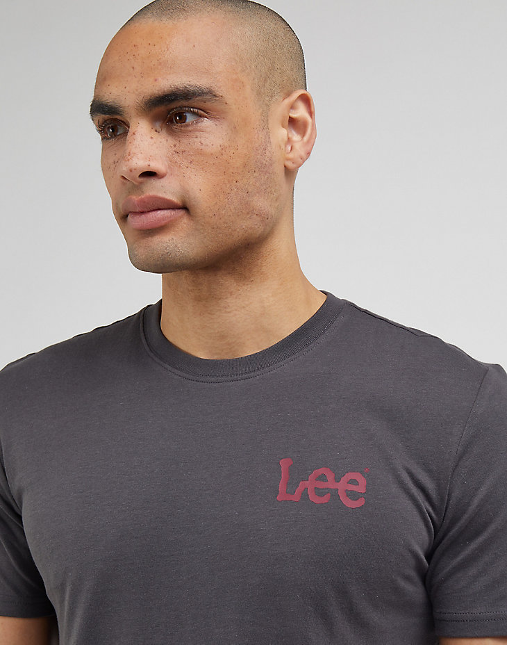 Medium Wobbly Lee Tee in Washed Black alternative view 4