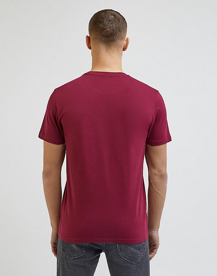 Patch Logo Tee in Port alternative view
