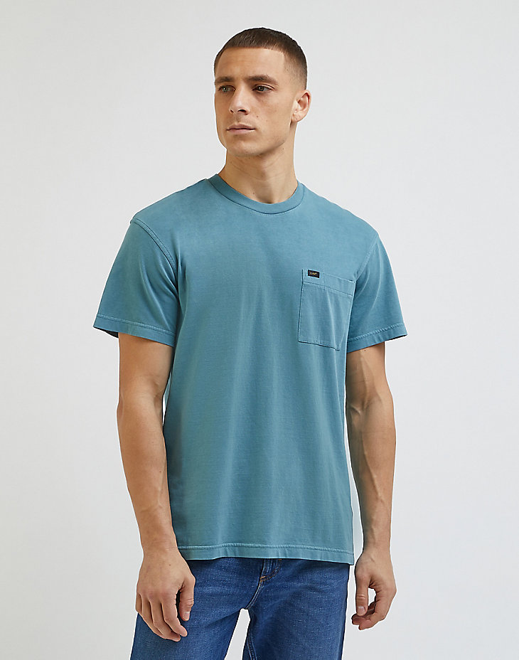 Relaxed Pocket Tee in Eden main view